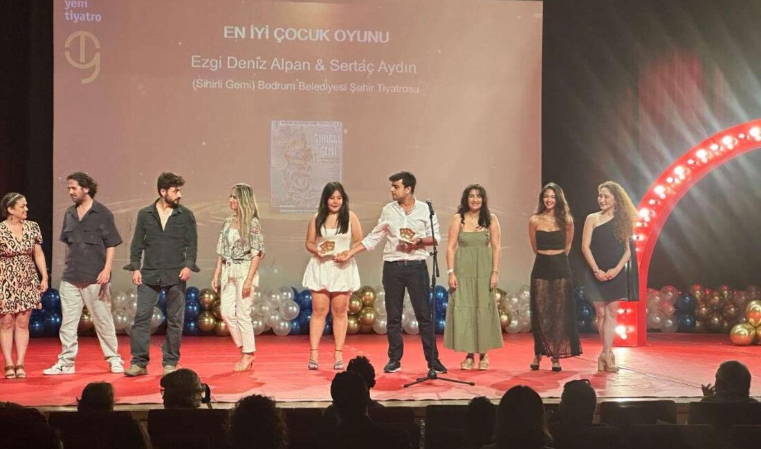 Bodrum Belediyesi Şehir Tiyatrosuna 3 Ödül Yeni Tiyatro Dergisi tarafından