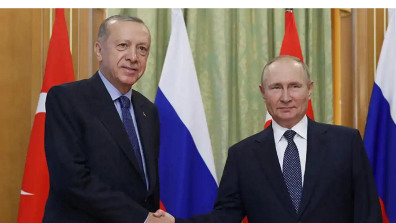   Cumhurbaşkanı Recep Tayyip Erdoğan, Rusya Devlet Başkanı Vladimir