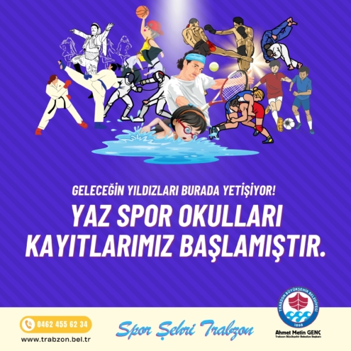   Trabzon Büyükşehir Belediyesi, yaz aylarını renklendirecek çeşitli yaz