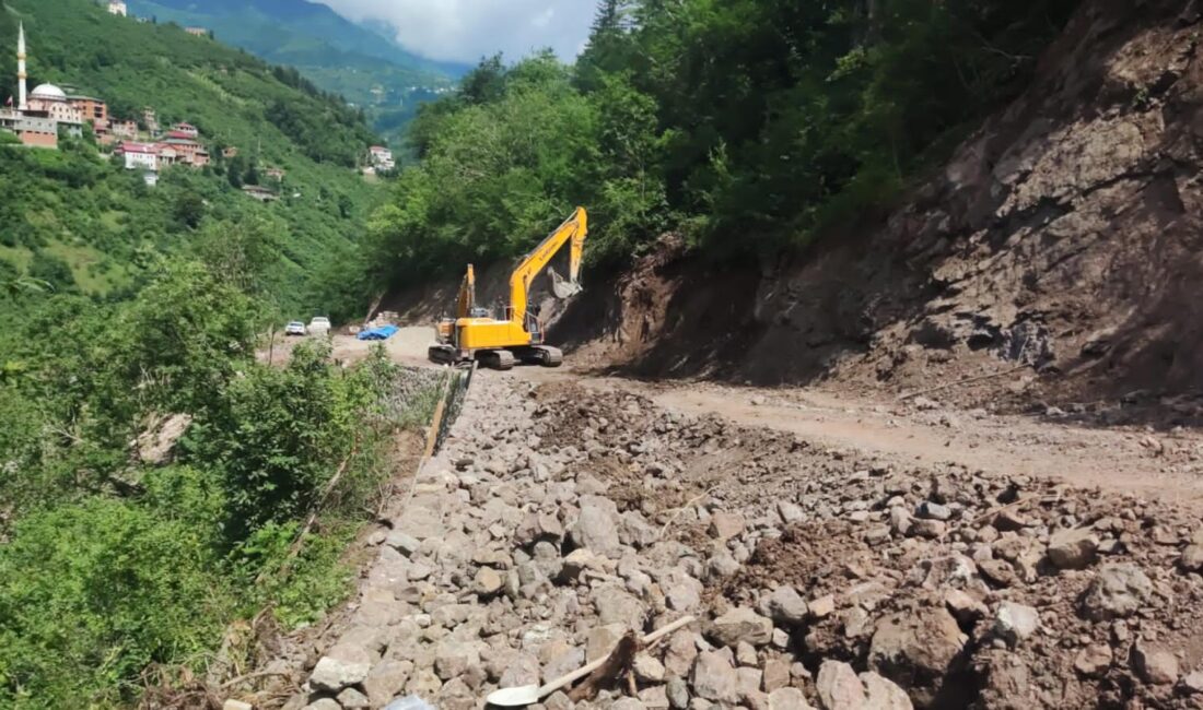 Selin vurduğu mahallere Trabzon Büyükşehir’den yeni yol Trabzon-BHA Trabzon Büyükşehir