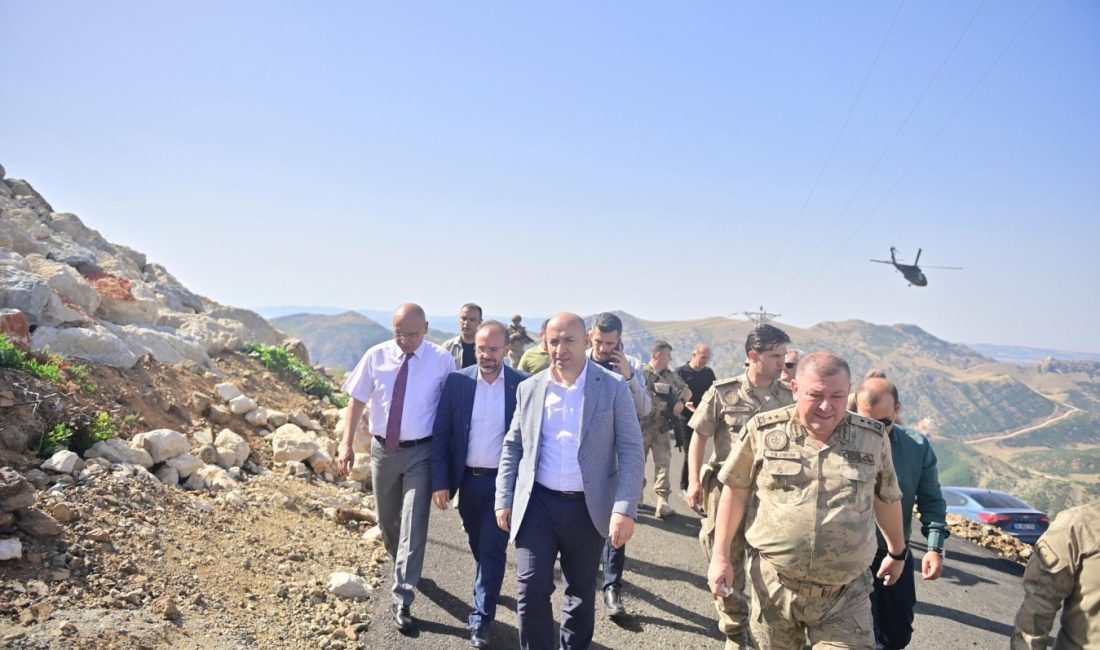   Diyarbakır Vali Vekili Abdullah Çiftçi, Lice kırsalındaki Ziyarettepe