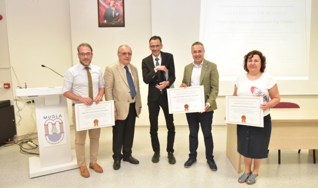 MSKÜ Tıp Fakültesi Akreditasyon Belgesini aldı Muğla Sıtkı Koçman Üniversitesi