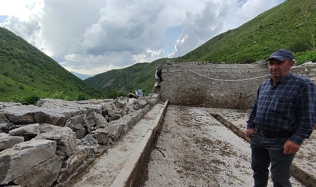   Ardahan’ın Posof ilçesi Derindere köyünde kış aylarında meydana