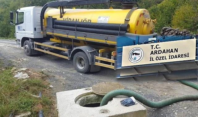   Ardahan merkeze bağlı köylerde vidanjör sorunu yaşanıyor. 
