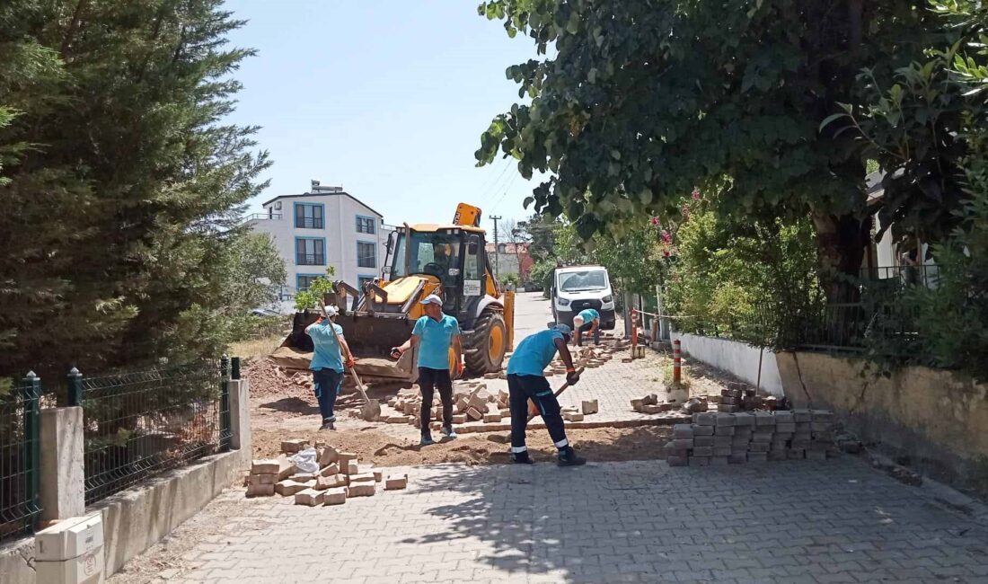 Turizm bölgelerinde parke yollar yenilendi  KOCAELİ-BHA Kocaeli Büyükşehir Belediyesi Fen