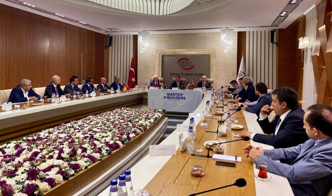 ANKARA-BHA Uluslararası yapı kimyasallarının lider firmalarından Master Builders Solutions, Türkiye