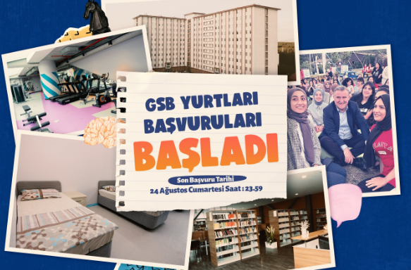 Bakan Bak, GSB yurt başvurularının başladığını duyurdu 2024-2025 eğitim öğretim