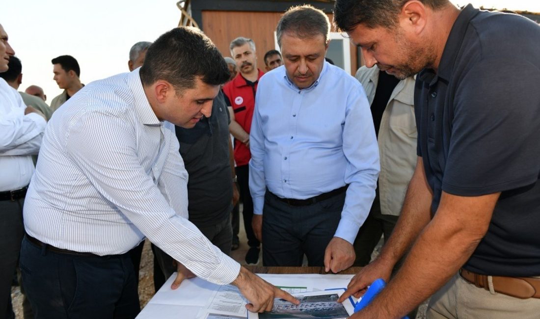   Şanlıurfa’da yapımı tamamlanan ve devam eden deprem konutlarının
