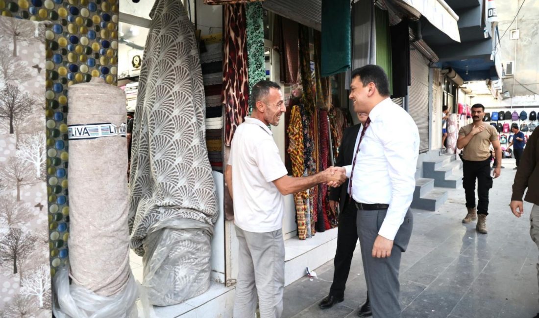 |Miahaber-Mardin-BHA Mardin’in Kızıltepe Kaymakamı Abdullah Şahin, güne esnaf ziyaretleriyle başladı.