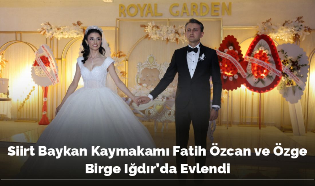 SİİRT-BHA Siirt Baykan Kaymakamı Fatih Özcan ve Özge Birge Iğdır’da