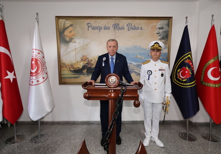 Tuzla’daki Milli Savunma Üniversitesi (MSÜ) Deniz Harp Okulu Diploma Alma
