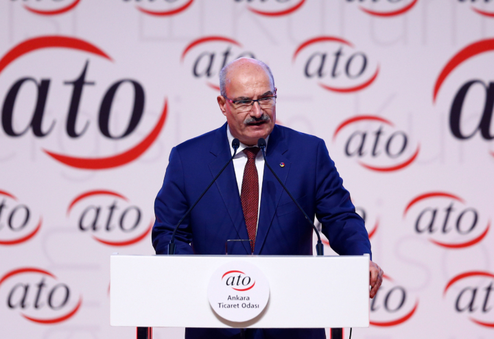 ANKARA-BHA Ankara Ticaret Odası (ATO) Yönetim Kurulu Başkanı Gürsel Baran,