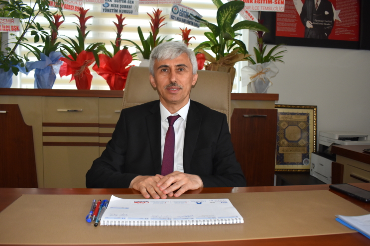 RİZE-BHA Rize-Pazar’da göreve yeni başlayan Milli Eğitim Müdürü  Adem Gündüz, 