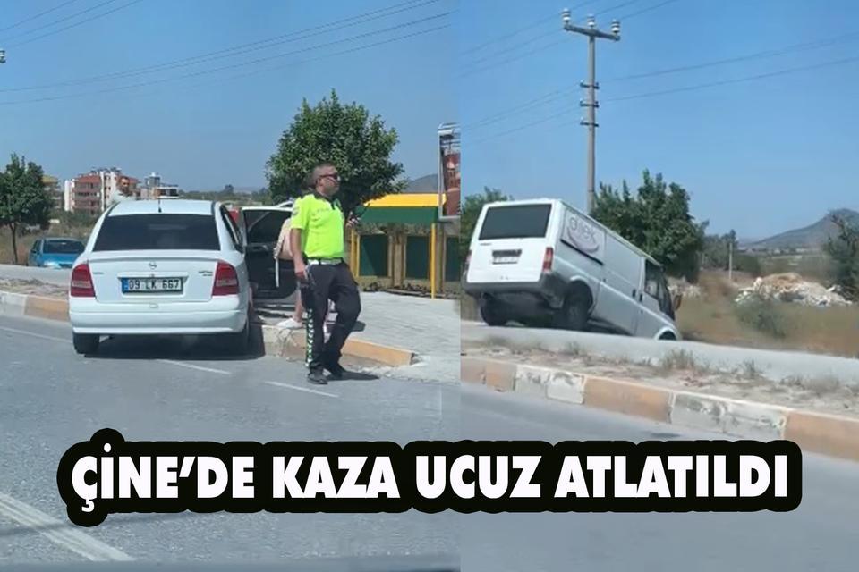   Aydın’ın Çine ilçesinde ticari minibüs ve otomobilin karıştığı