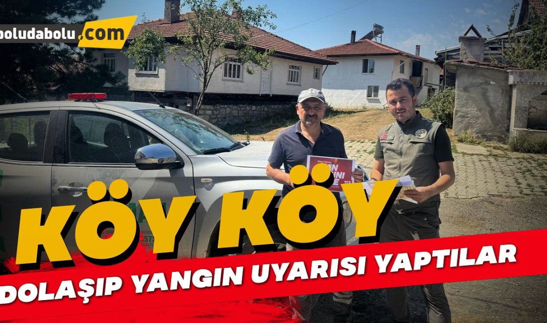   Bolu Orman Bölge Müdürlüğü ekipleri, tek tek orman