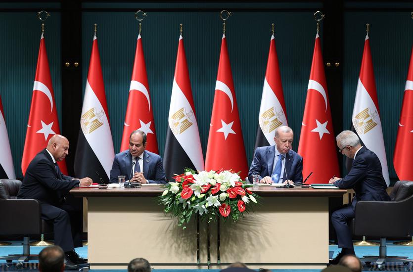 Cumhurbaşkanı Recep Tayyip Erdoğan ve Mısır Cumhurbaşkanı Abdülfettah es-Sisi’nin eşbaşkanlığında