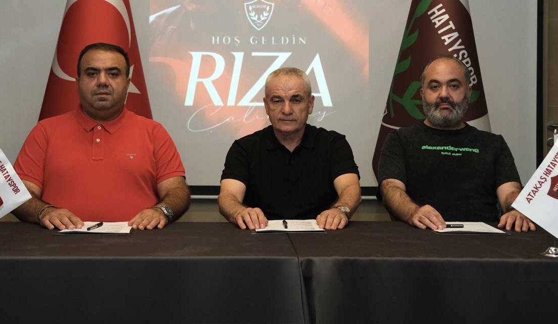 Trendyol Süper Lig takımlarından Hatayspor, teknik direktörlük görevine Rıza Çalımbay’ı