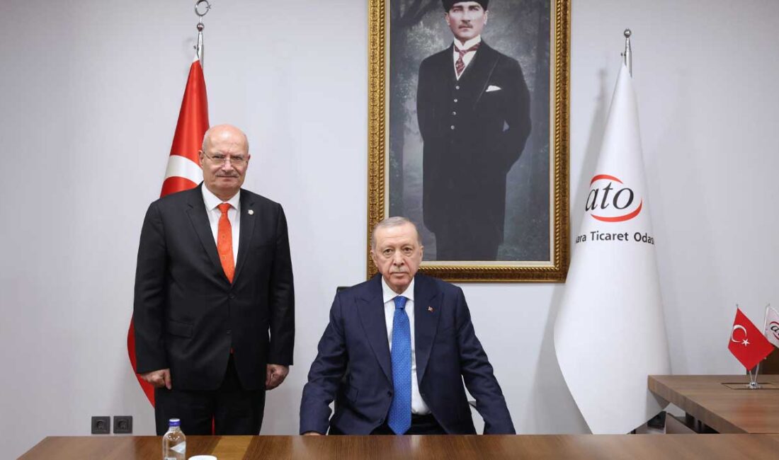 ANKARA-BHA Cumhurbaşkanı Recep Tayyip Erdoğan, Ankara Ticaret Odası’nı (ATO) ziyaret