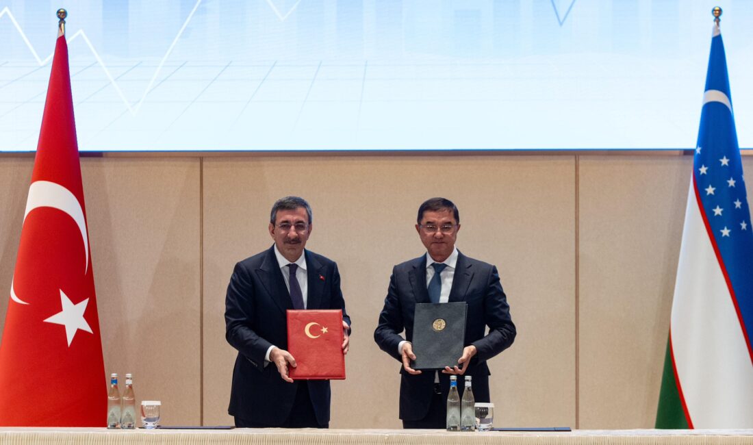 ANKARA-BHA Cumhurbaşkanı Yardımcısı Cevdet Yılmaz, Türkiye ile Özbekistan arasındaki ticaret