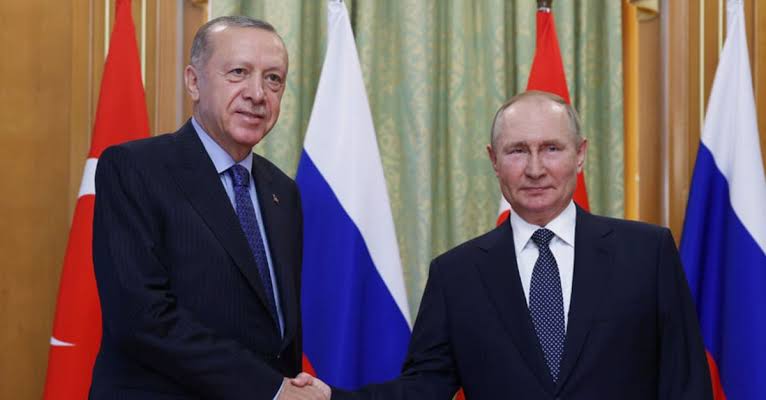 ANKARA-BHA Cumhurbaşkanı Recep Tayyip Erdoğan, Rusya Devlet Başkanı Vladimir Putin